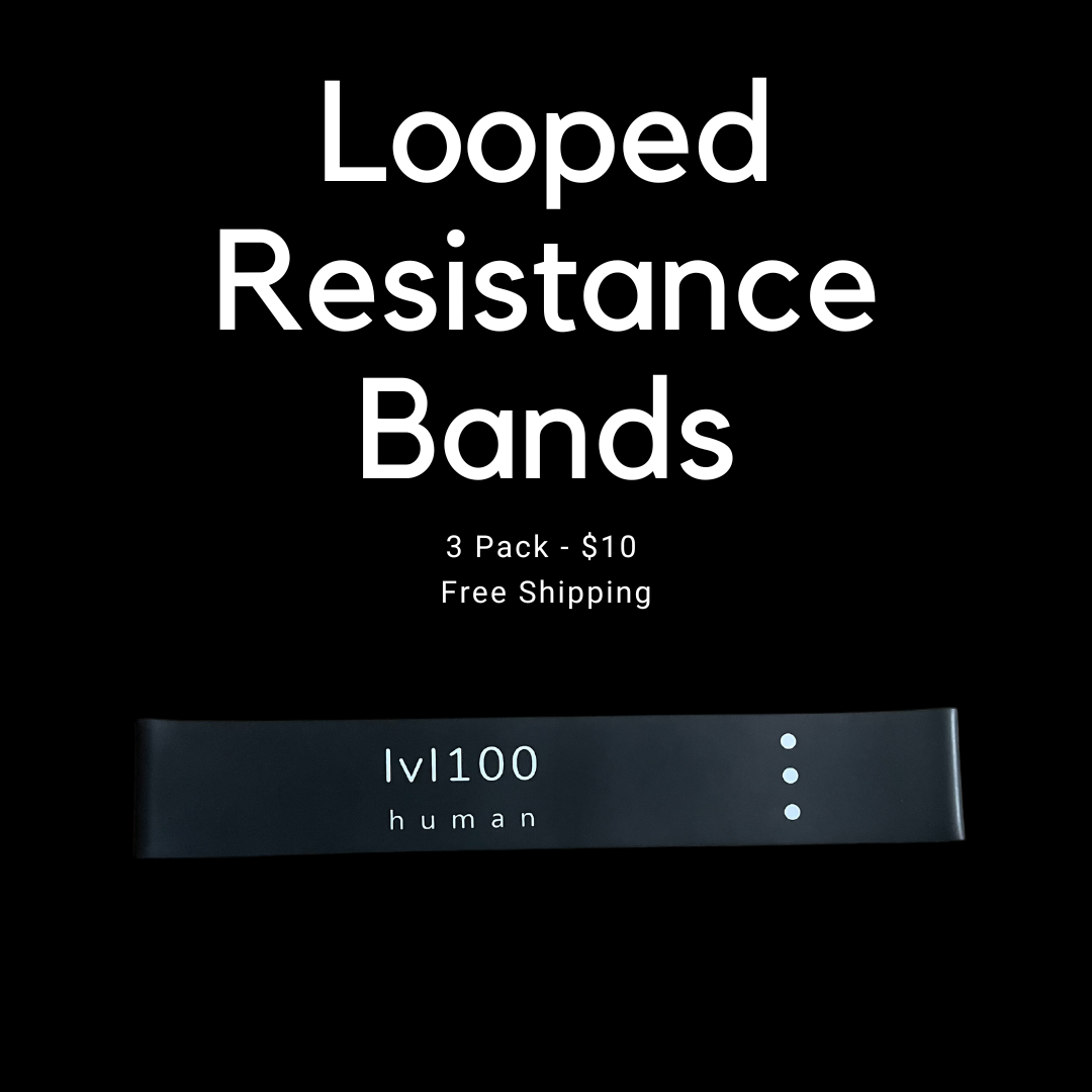 Looped Resistance Bands - 3 Pack