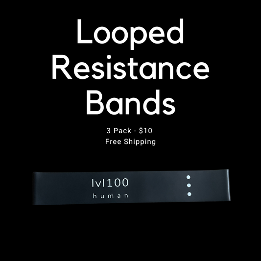 Looped Resistance Bands - 3 Pack